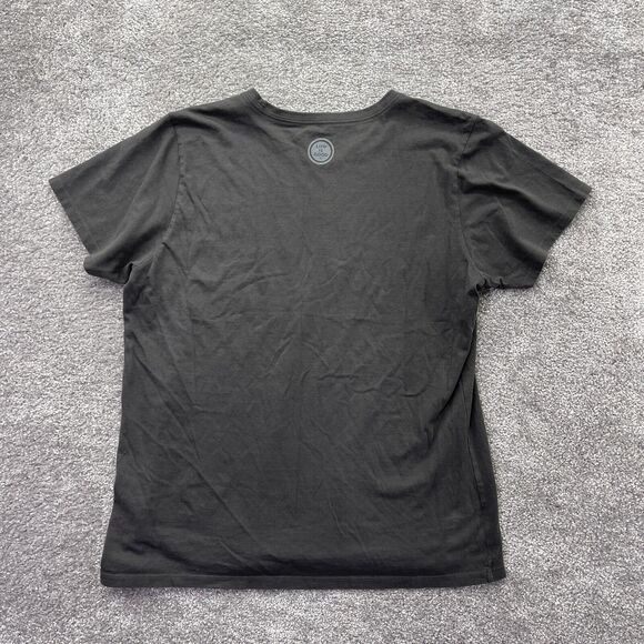 Life Is Good Black Tee with Green Print - Picture 6 of 10